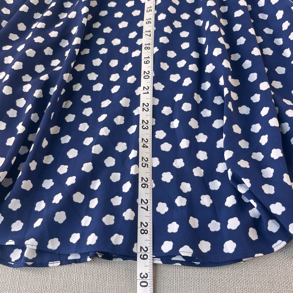 Kate Spade Cloud Dot Midi Dress Womens Size 2 Blue Cali Dreaming OUMU1081 - Picture 5 of 14